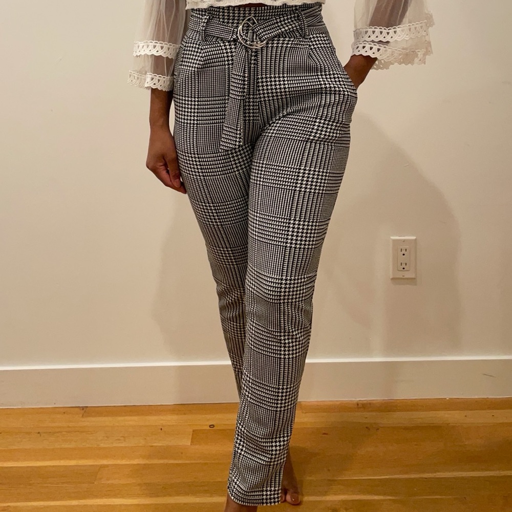 Houndstooth Pants (petite length)